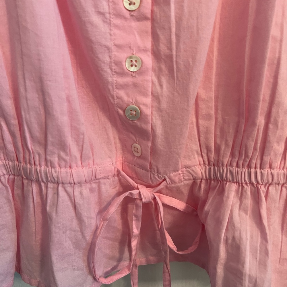 Simply Southern Pink Ruffle Top - Picture 7 of 8